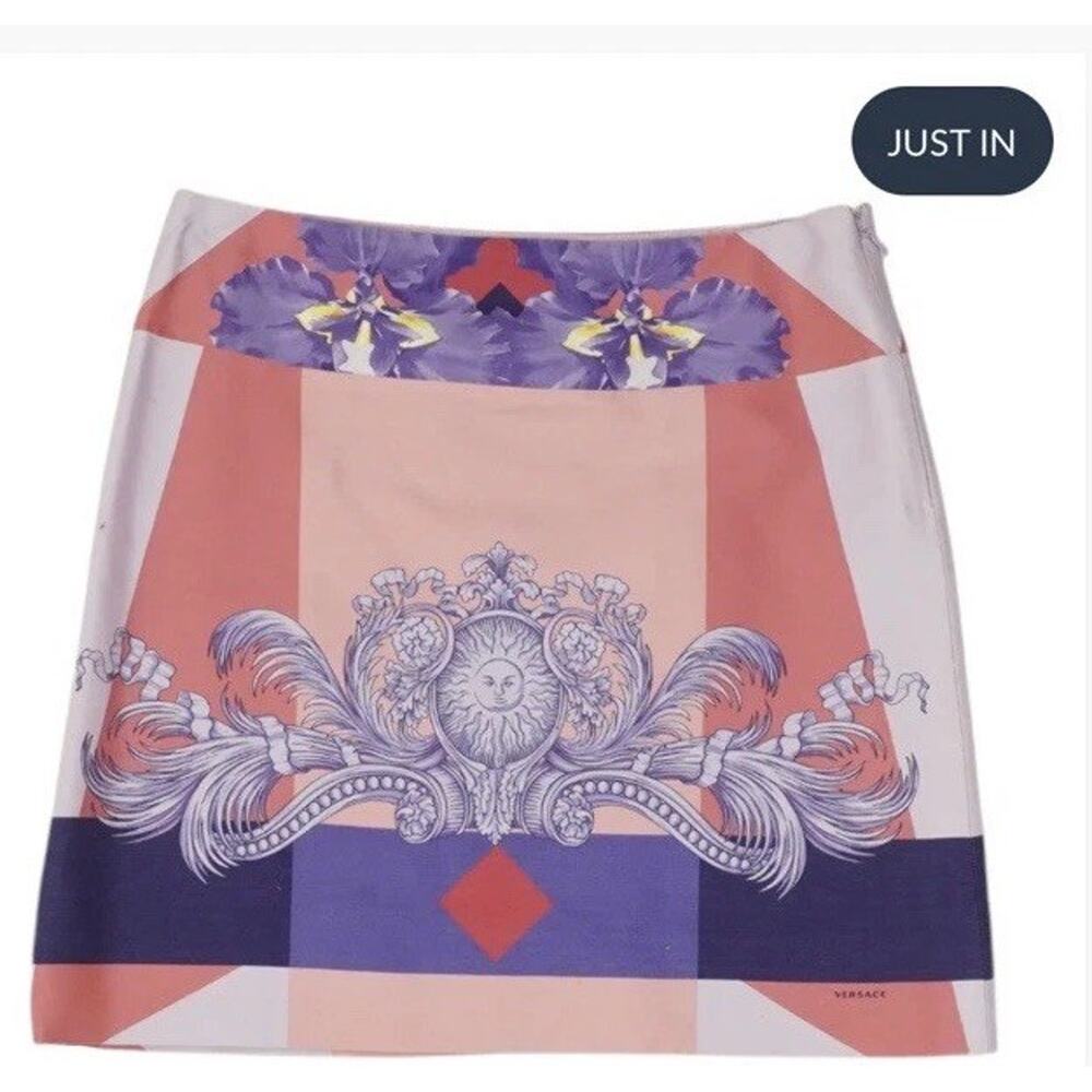 Versace Skirt Multicolored Tag 38